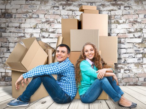 Boxes and moving preparation for a Clerkenwell removal